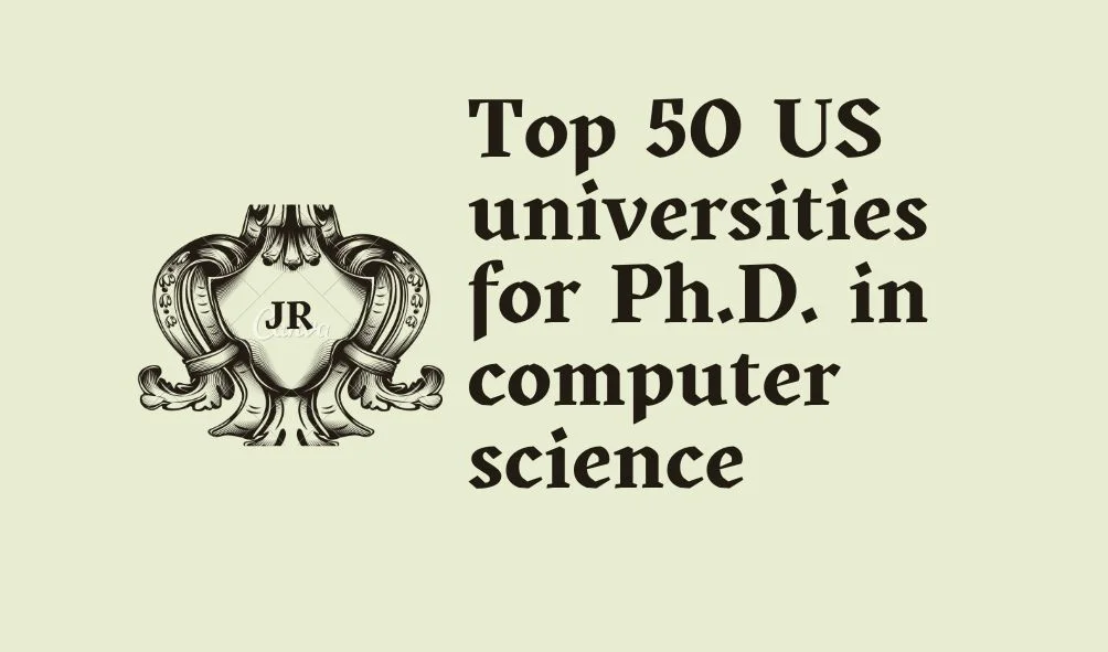 Fahrenheit fattigdom Rettidig Top US universities for Ph.D. in computer science - Research Journals